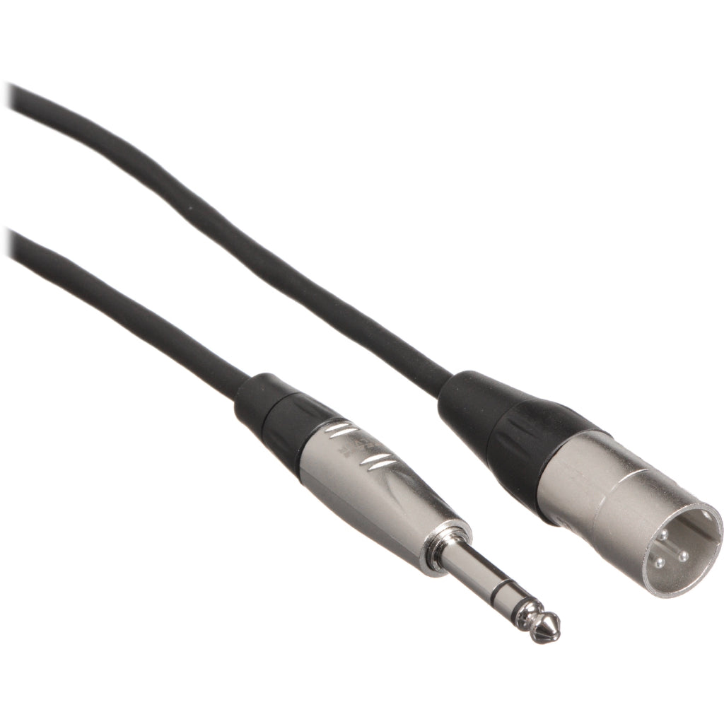 Hosa Technology HSX-010 Balanced 1/4 TRS Male to 3-Pin XLR Male Audio Cable (10')
