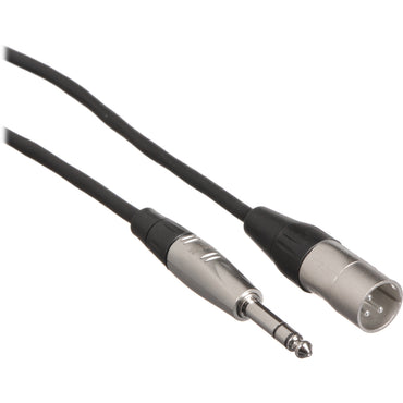 Hosa Technology HSX-010 Balanced 1/4 TRS Male to 3-Pin XLR Male Audio Cable (10')