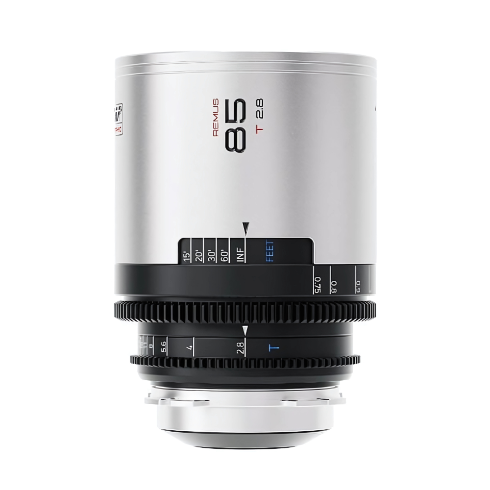 BLAZAR REMUS M 33mm 50mm 85mm 100mm T/1.8 1.5x Full Frame Sony E Mount Anamorphic Cine Lens Set Kit, 0.5 Meter to 0.7 Meter Focusing Distance, Silver Lens Flare and Signature Oval Bokeh, Rich Visuals for Videography Content Creation