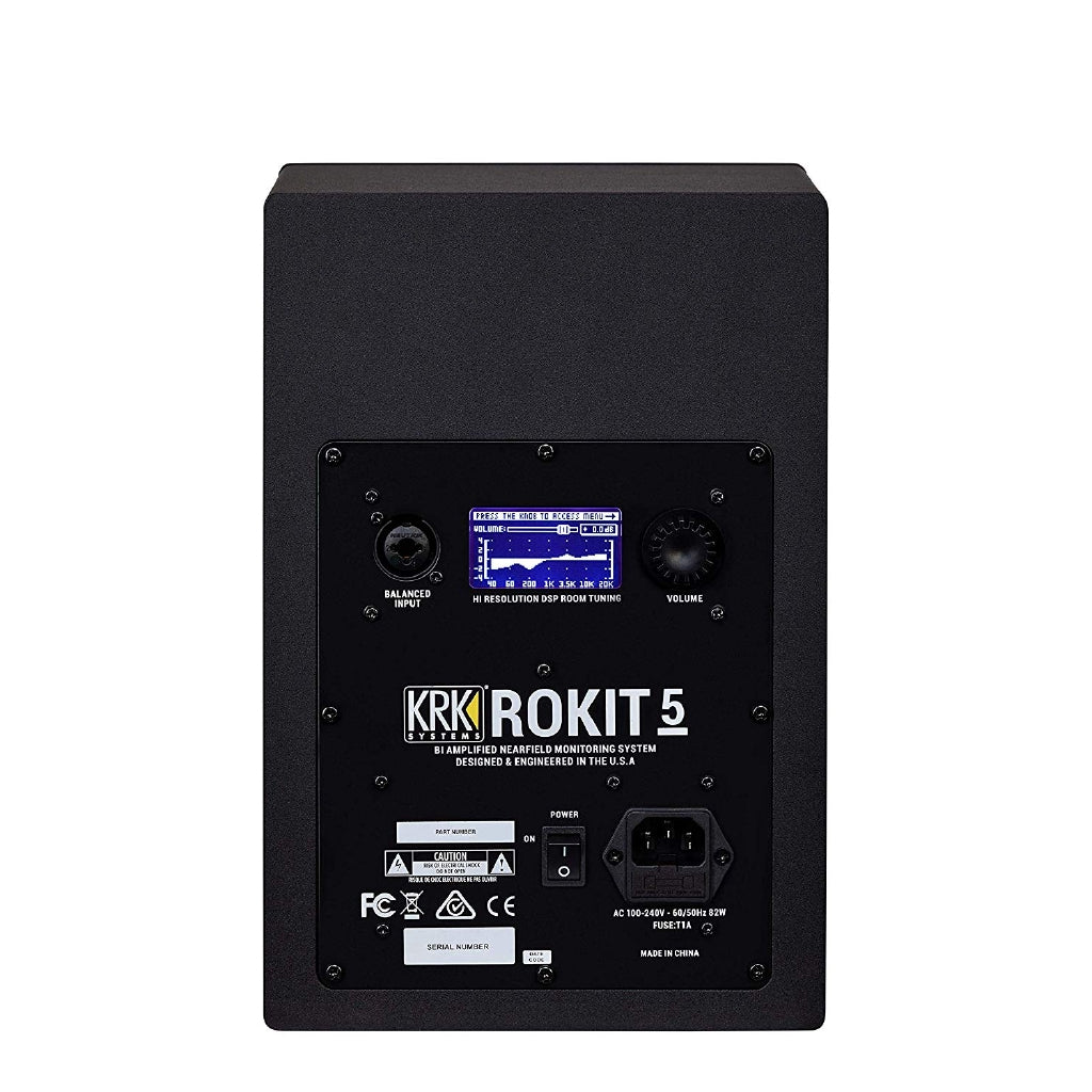 KRK ROKIT 5 G4 5" Bi-Amped Active Powered Studio Monitor Speaker