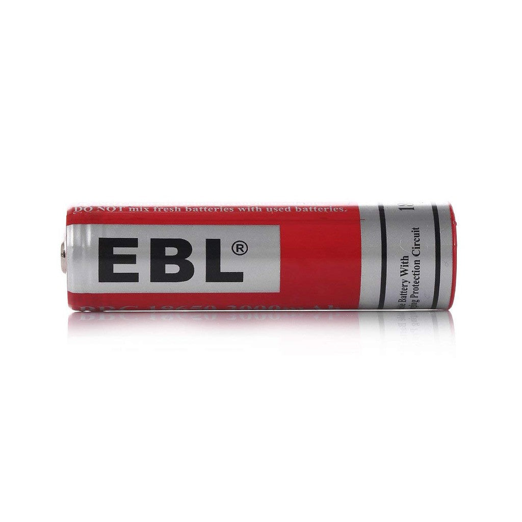EBL LN-8131 3.7V 18650 3000mAh Li-Ion Lithium Ion Rechargeable Batteries for Portable and Emergency Electronics (Pack of 2)