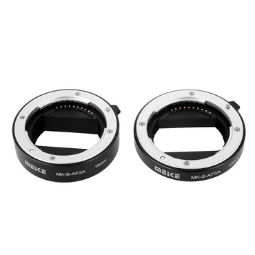 Meike MK-S-AF3A Metal Auto Focus Macro Extension Tube 10mm 16mm for Sony Mirrorless Camera Lenses (E-Mount)