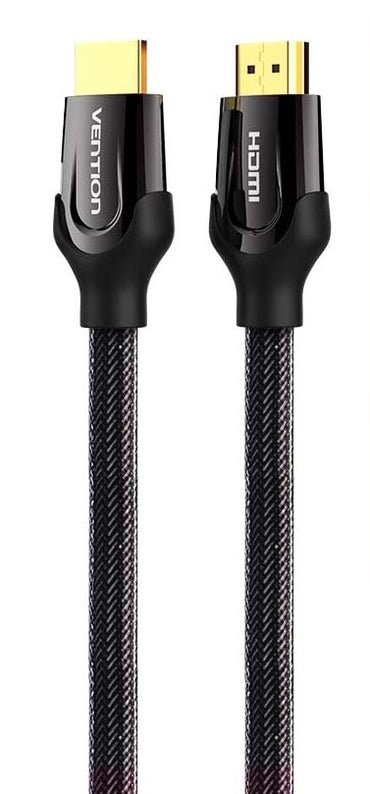 Vention 4K HDR Nylon Braided HDMI Cable with 18 Gbps High Speed Ethernet and Dolby True Audio Support (0.75m, 1m, 1.5m, 2m, 3m) | VAA-B05 | JG Superstore
