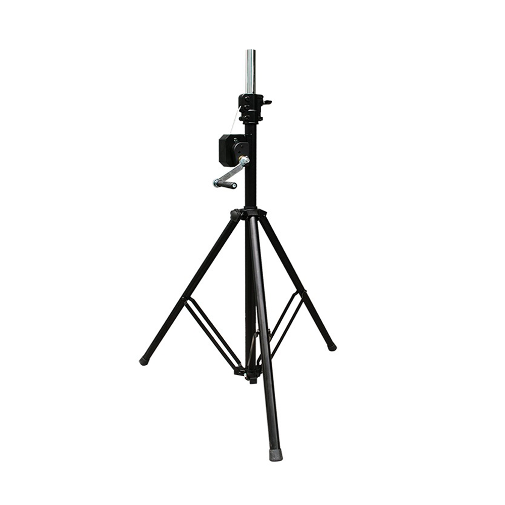 KEVLER SS-8 120cm Extendable Speaker Stand with 145cm Max Adjustable Height, Height Crank Adjustment, Lock Knob and 90kg Max Weight Capacity for Speakers