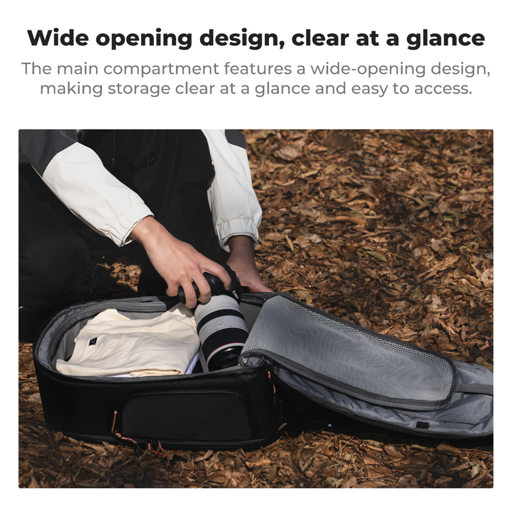 K&F Concept Multifunctional Large DSLR Camera Backpack for Travel Outdoor Photography
