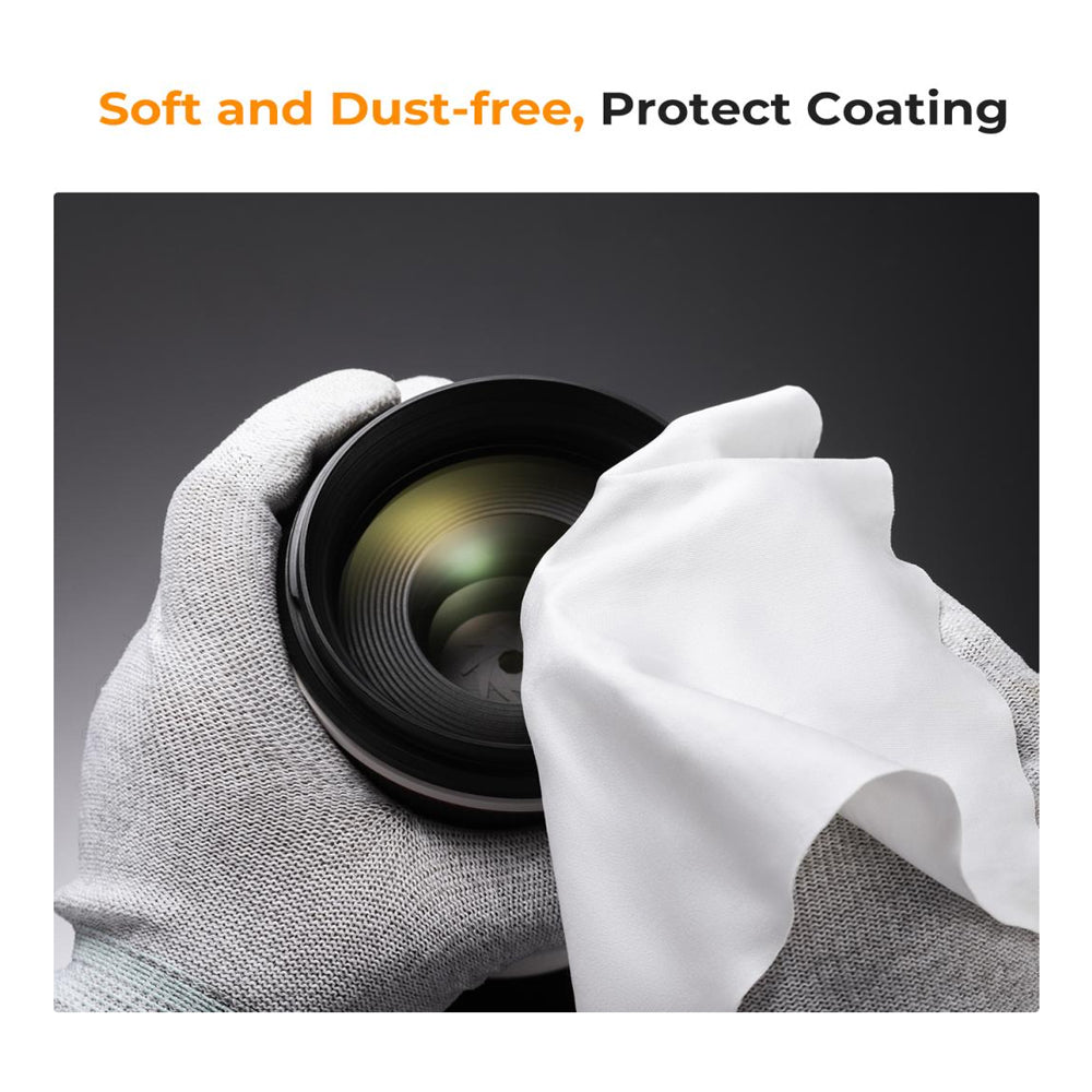 K&F Concept Sp-On Center Pinch Camera Lens Cap with Wrist Strap & Microfiber Cleaning Cloths for FUJIFILM Sony Canon Nikon Panasonic Lumix Olympus OM SYSTEM - Available in 49mm 52mm 55mm 58mm 62mm 67mm 72mm 77mm 82mm