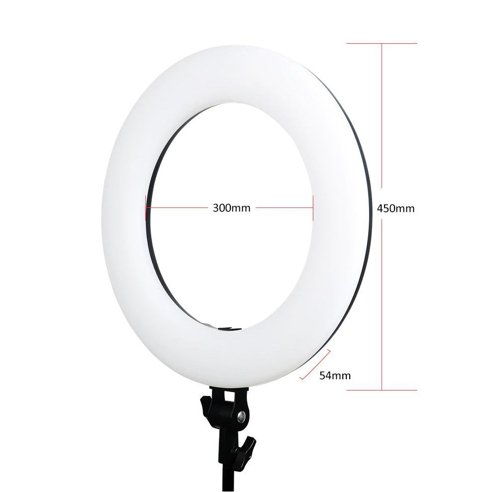 Viltrox VL-600T 45W Video LED Ring Light Photography Lamp Bi-Color Dimmable for Phones Camera and Studio
