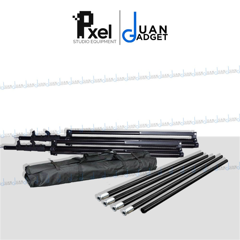 Pxel LS-BD2.8X3.6 Heavy Duty Backdrop Background Muslin Stand 2.8M x 3.6M or 9 x 12 Feet