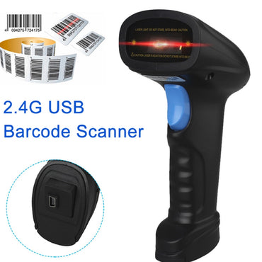 LogicOwl OJ-WM3 2.4G Wireless USB 1D,2D and QR Barcode Scanner Portable Handheld CCD Screen Payment QR Code Reader