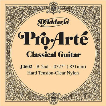 D'Addario Pro Arte Nylon Classical Guitar Single Strings Hard Tension