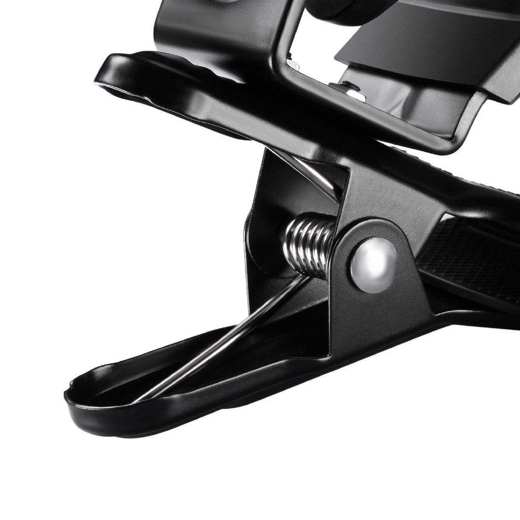 Pxel AA-UC6 Clip Holder with U/C Clamp for Photography Reflector Studio Shooting Light Stand Tripod Boom Arm, Background Support