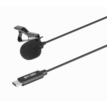 Boya BY-M3 Digital Lavalier Microphone for Type C Android Smartphone Podcast Vlog Interview Audio Video Record Mic Vlogging