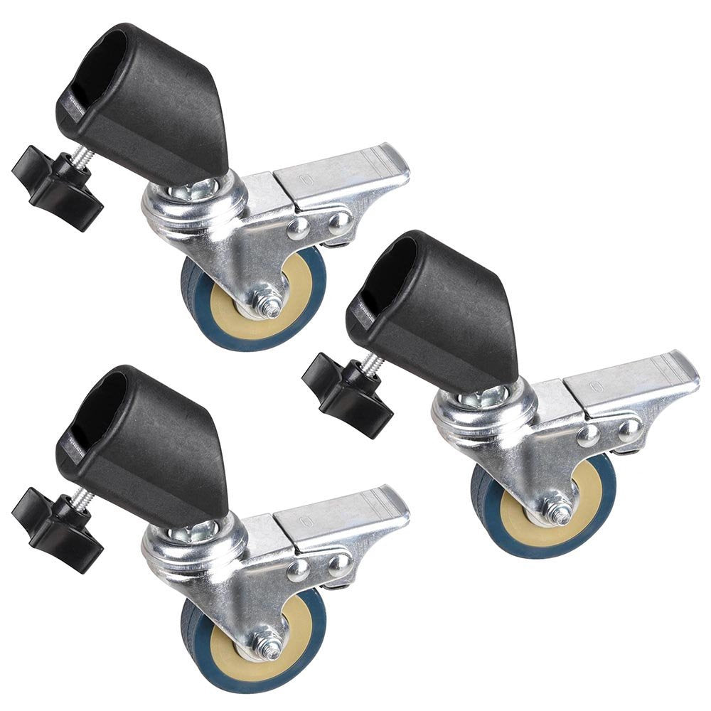 Pxel AA-TP 3pcs/set Photo Studio Heavy Duty Universal Caster Wheel for Tripod or Light Stands