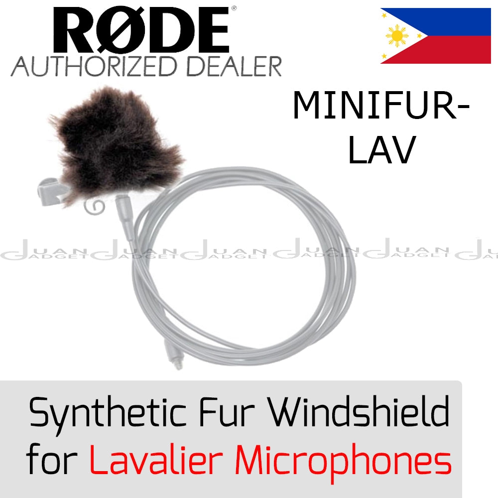 Rode MINIFUR-LAV Synthetic Fur Windshield for Lavalier Microphones
