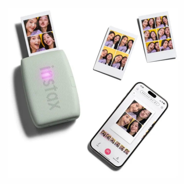 FUJIFILM Instax Mini Link 3 Smartphone Printer with 3D AR Effects, Remote Live View, Collage Mode, Easy Sharing, In-App Stickers & Frames, Tilt-to-Zoom, and iOS & Android Support