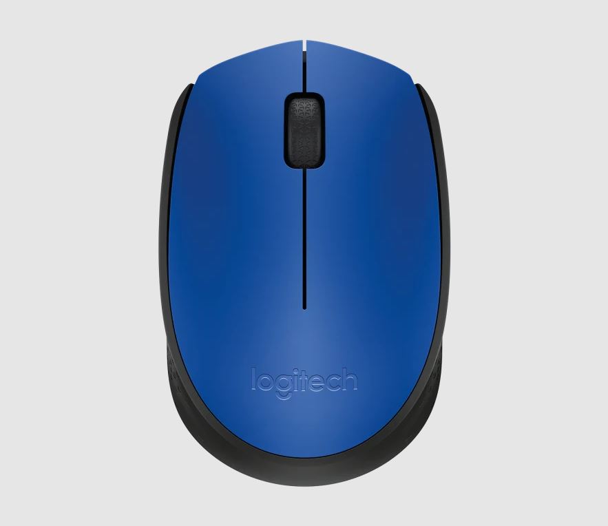 Logitech M171 Wireless Optical Mouse with 1000 DPI, 2.4GHz USB Receiver, 12 Month Battery, and 10m Wireless Range for Laptop Computer PC
