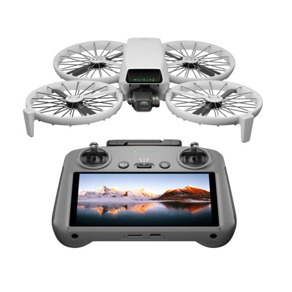 DJI Flip All-In-One Vlog Camera Drone with Foldable Full-Coverage Propeller Guard, AI Subject Tracking, 4K/60fps HDR Video, 1/1.3-inch CMOS Sensor & 31-Min Flight Time