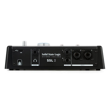Solid State Logic SSL 2 Professiol Desktop USB-C Audio Interface with Mic Preamps, 24-bit, Legacy 4K Button, Monitor Mix Control