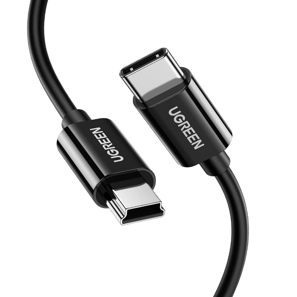 UGREEN USB-C to Mini USB Male to Male (1m) Thunderbolt 3 Data Sync Type C Cable for MacBook 2015/2016, iMac Pro, 2016 MacBook Pro and Chromebook Pixel to MP3 Players, Dash Cams, Action Camera & Digital Cameras | 50445