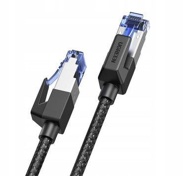 UGREEN 1.5 Meters CAT8 Nylon Braided RJ45 LAN Ethernet Network Cable with 40Gbps Data Speed 2000Mhz Bandwidth for Computers, Laptops, Modems, Routers, Game Consoles | 80430