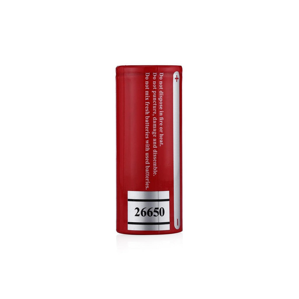 EBL LN-8191 3.7V 26650 5000mAh Rechargeable Li-Ion Lithium-Ion Battery with Included Storage Case for Portable and Emergency Electronics (Pack of 2)