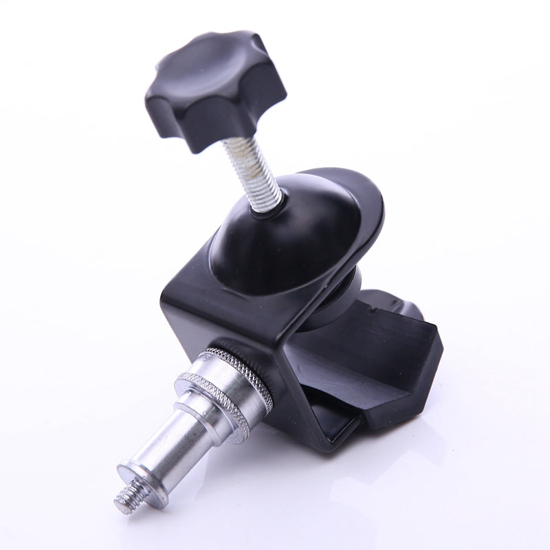 Pxel AA-UC2 Heavy Duty Clip Clamp C / U Type Photo Studio Light With Stand 1/4" Screw For Studio Flash