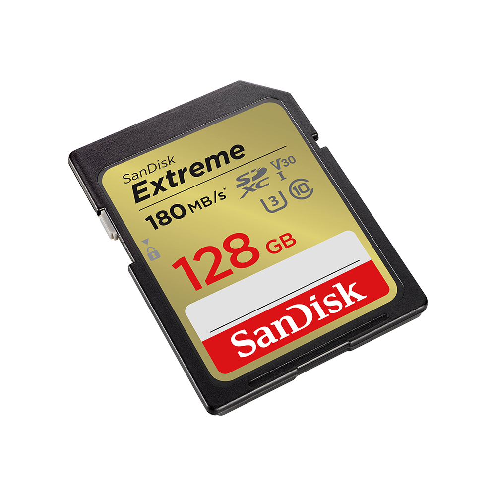 SanDisk Extreme SD Card 128GB 256GB UHS-I SDXC Class 10 with 180MB/s Read Speed, 90MB/s Write Speed and Video Speed Class V30 SDSDXVA-128G-GNCIN SDSDXVV-256G-GNCIN