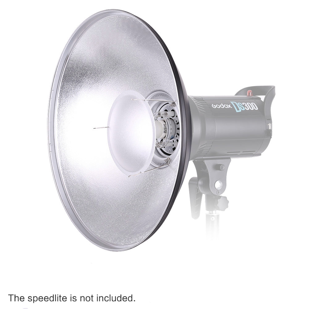 Pxel 550MM Beauty Dish Reflector with Honeycomb Grid Diffuser