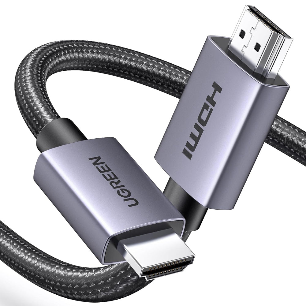 UGREEN (2m) 4K UHD HDMI 2.0 High-Speed Multimedia HDMI Cable - Supports 18Gbps Transmission, 240Hz Refresh Rate, 24-bit Audio, 3D Visuals & Dynamic HDR for TVs, Monitors, Projectors, Cameras, Laptops & Computers | HD153 25299