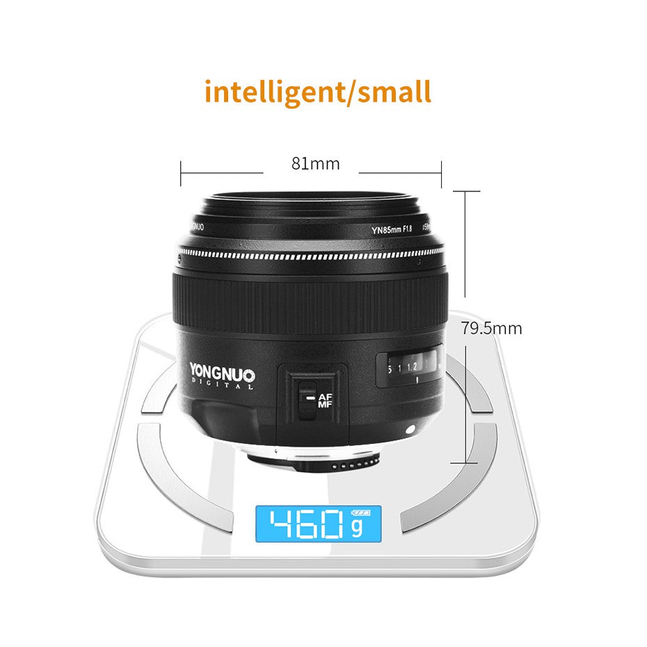 Yongnuo YN85MM F1.8N Camera Lens for Nikon Auto Focus Large Aperture AF MF DSLR Camera Lens