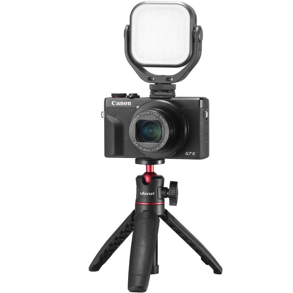 VIJIM by Ulanzi VL66 360 Rotatable LED Video Light with Cold Shoe 2000mAh Built-in Battery 3200K-6500K