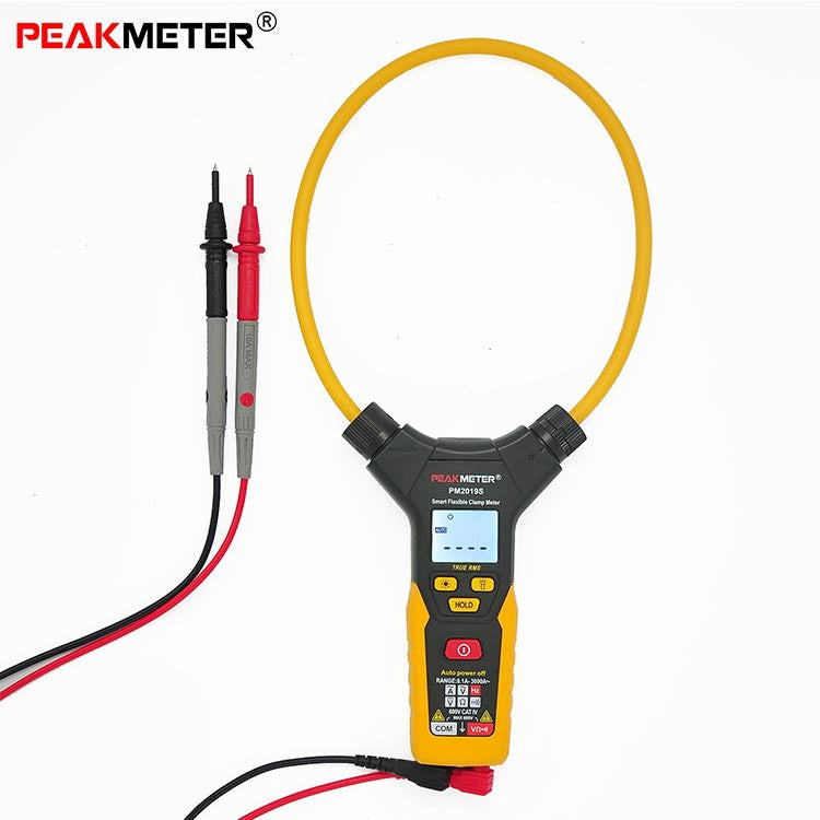 PeakMeter PM2019S Smart AC Digital Flexible Clamp Meter Multimeter Handheld Voltage Current Resistance Frequency