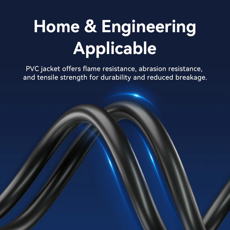 Vention 3-Meters Cat6 UTP 1000Mbps Downward Right Angle RJ45 Full-Speed Ethernet Patch Cable with 250MHz Bandwidth for Computers, Network Devices, PC, Laptops, Wi-Fi Access Point & Router