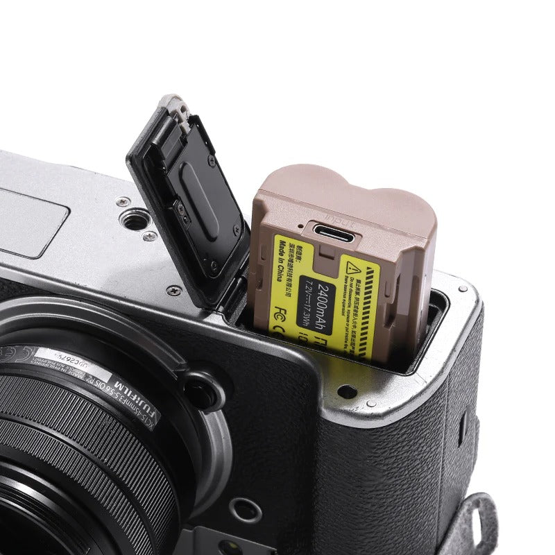 Ulanzi NP-W235 Type 2400mAh Lithium-Ion Battery with USB Type C Charging Port, Fully Decoded, Replacement Battery for FUJIFILM NP-W235 Compatible with Selected DSLR Cameras 3286