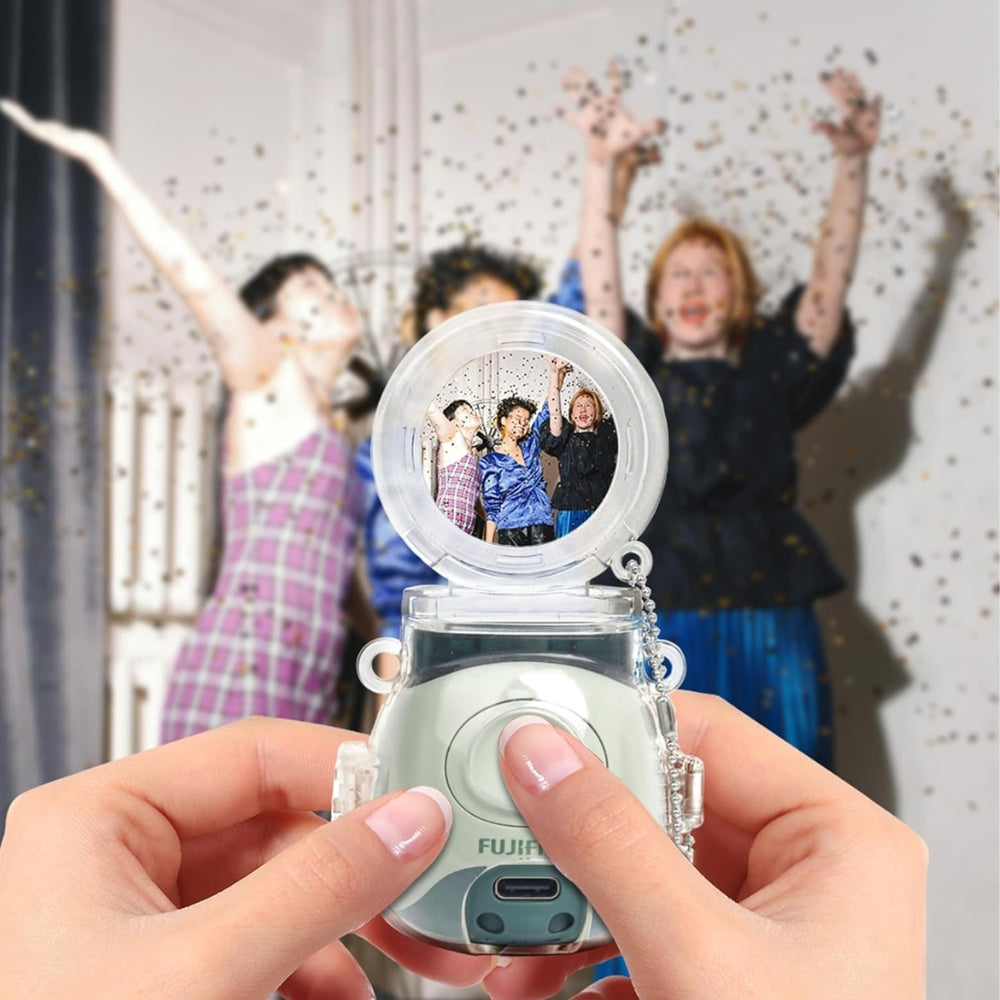 Pikxi Protective Clear Case for FUJIFILM Instax Pal Tiny Camera with Selfie Mirror