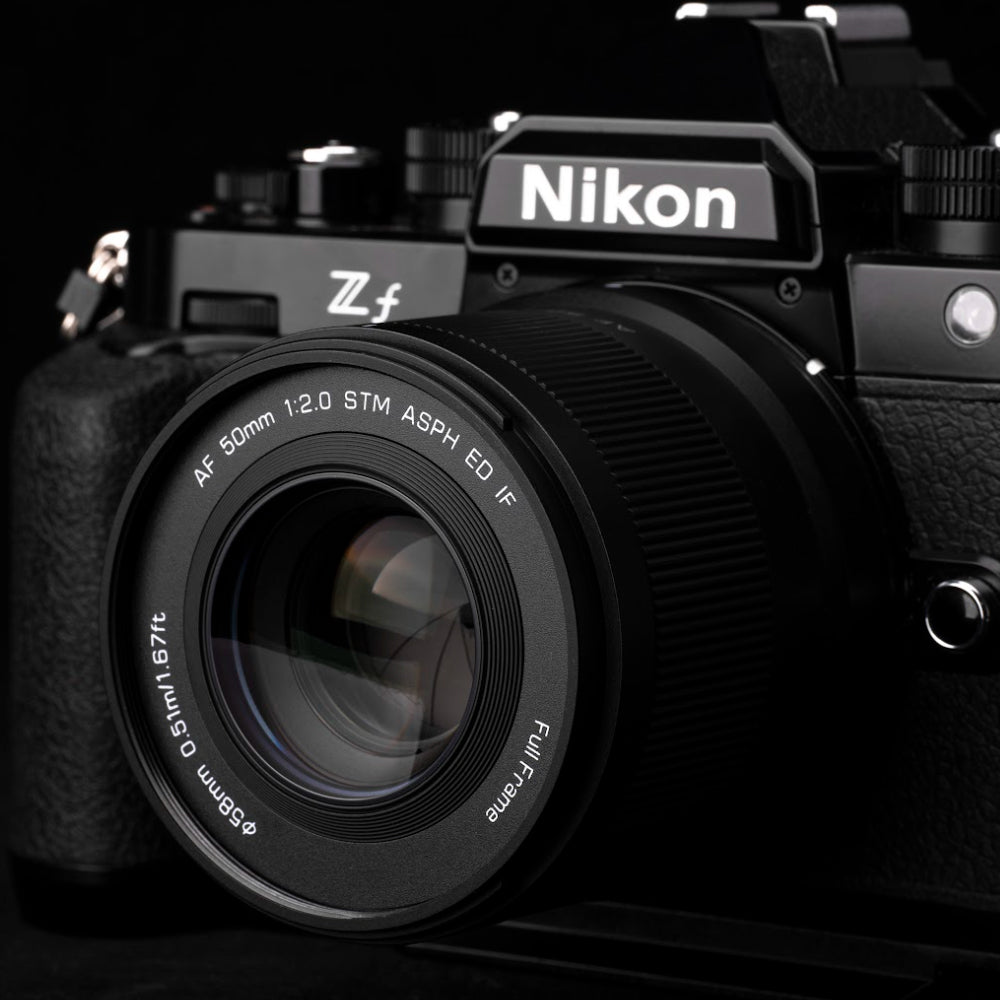 Viltrox Air Series 50mm F/2.0 Large Aperture Nikon Z Mount AF Autofocus STM Full Frame Format Standard Prime Lens with High Quality Optics, Smart Eye and Face Detection for Mirrorless Camera, Bokeh and Street Photography Videography