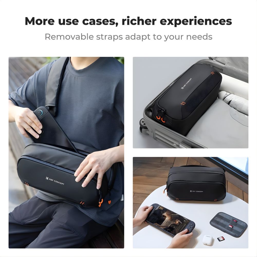K&F Concept KF13-227 5L Camera & Game Console Sling Bag