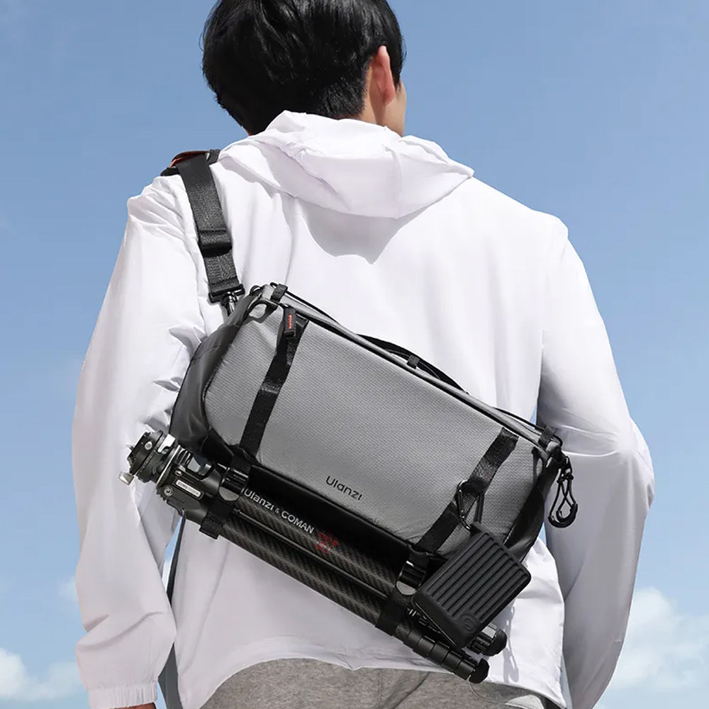 Ulanzi SU02 (13L) Hoshino Crossbody Gag B163 with Front zipper and Side Pockets For Travel Photography