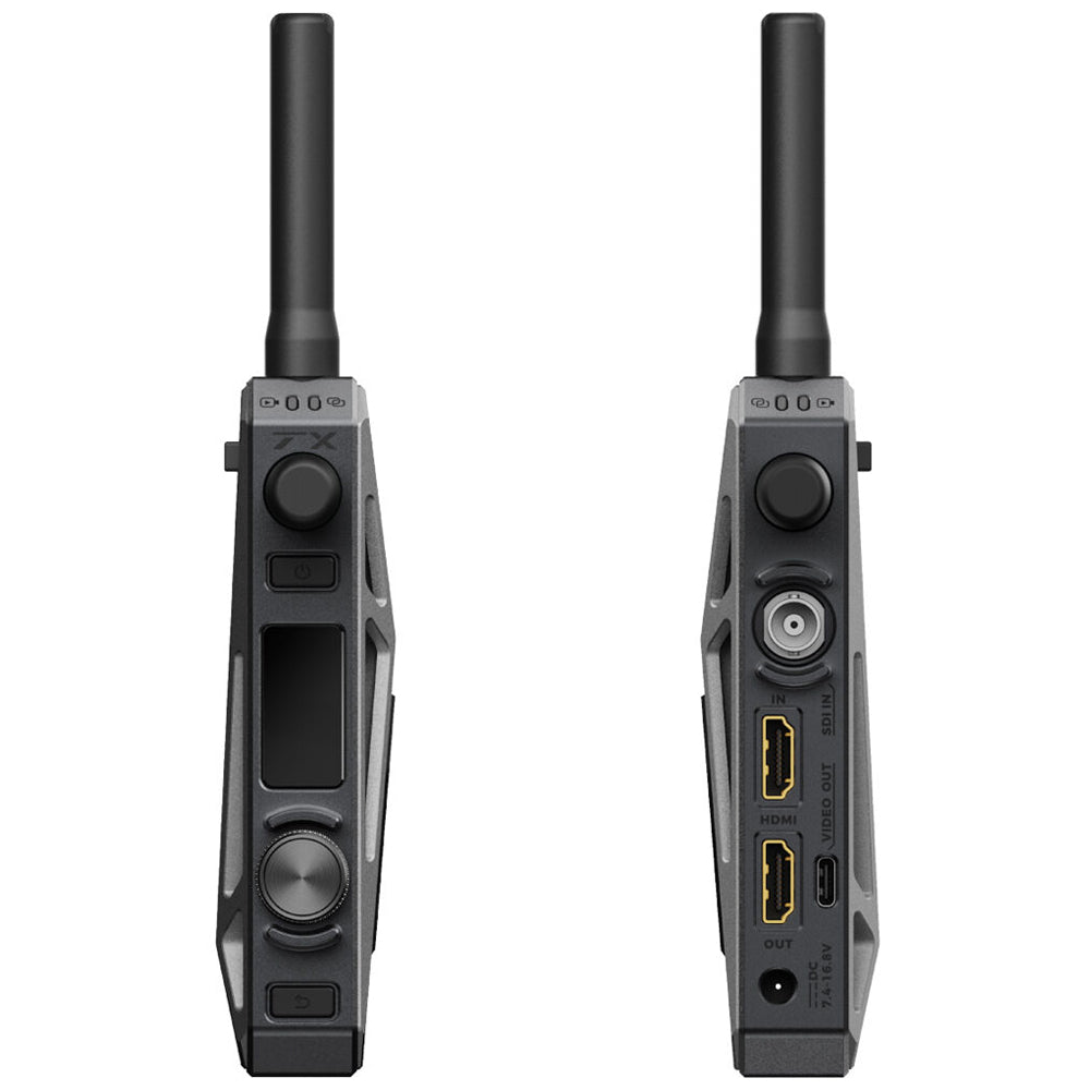 Accsoon CineView Master True 4K60 UHD TX + RX Set Wireless Video Transmission System HDMI / SDI, Tri-Band 2.4/5/6GHz, 25 ms Latency, RTMS 4.0 Protocol, 1.6 Miles Max Range, Max 5 Device Connection for Studio Film/TV Content Creation