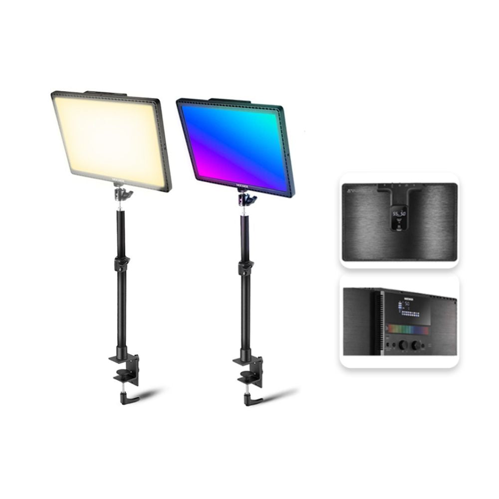Neewer GL1 2800LM / GL1 C RGB 2900K-7000K Pro 15.5" Key Streaming LED Panel Light,  with Desk Clamp Compatible and Elgato Stream Deck, 2.4G PC/Mac iOS/Android APP Control, 18 Scenes for Gaming, Live Broadcast