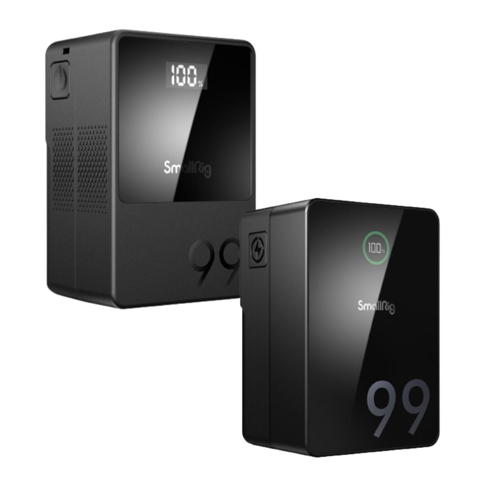 SmallRig VB99 Series Mini V Mount Battery (99Wh) with Safe & Fast Bi-Directional Charging & Multiple Interfaces for Cameras, Camcorders, Drones, Gimbals, Phones, Tablets, Laptops, Video Lights & Field Monitors | 3580 4929 4930 4292 4608