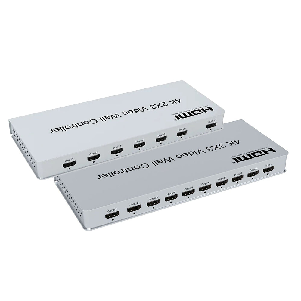 ArgoX 4K HDMI 2x3 / 3x3 TV Video Wall Controller Multi Screen Processor with IR Remote Control, RS232 Control, Supports Multiple Splicing Method, Optical Fiber, and Stereo Audio Format | HDVW07 HDVW08