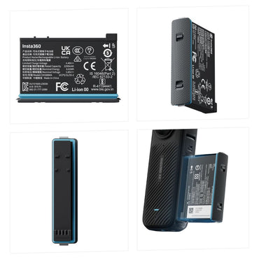 Insta360 X4 Battery 2290mAh with 135 Minutes of Continuous 5.7K30fps Video Recording for Action Camera CINSBBMA