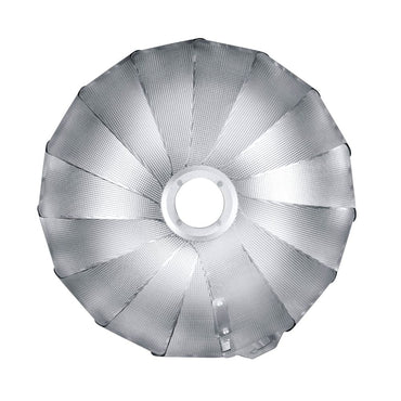 Godox Retro Vintage-Style Reflector for Lux Master Camera Flash with Adjustable Fan-Style Blades and Silver Interior - Photography Lighting | LM-R27