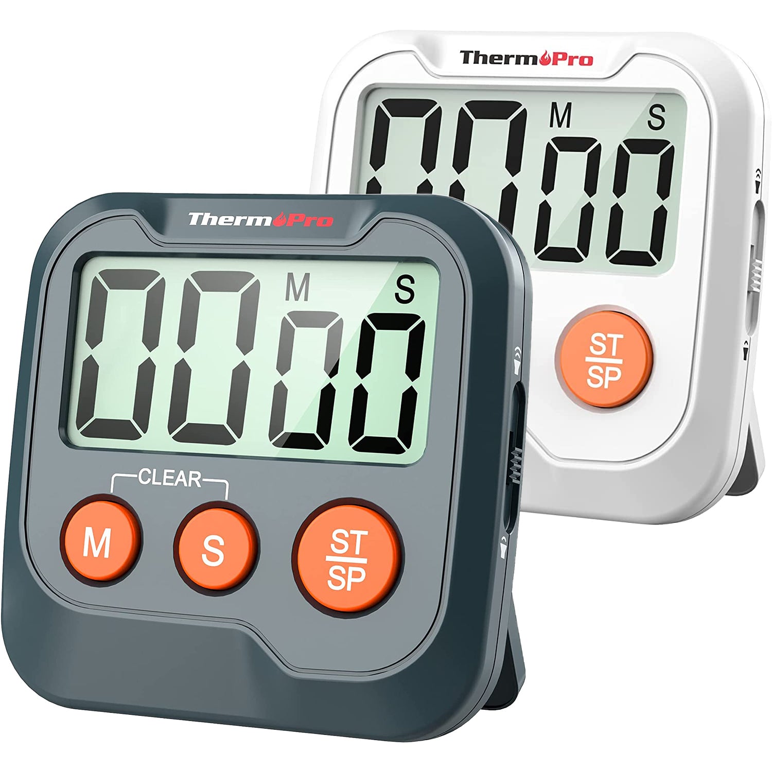 ThermoPro TM03W Digital Timer for Kids & Teachers, Kitchen Timers for  Cooking with 2-Level Alarm Volume, Countdown Timer Stopwatch for Classroom