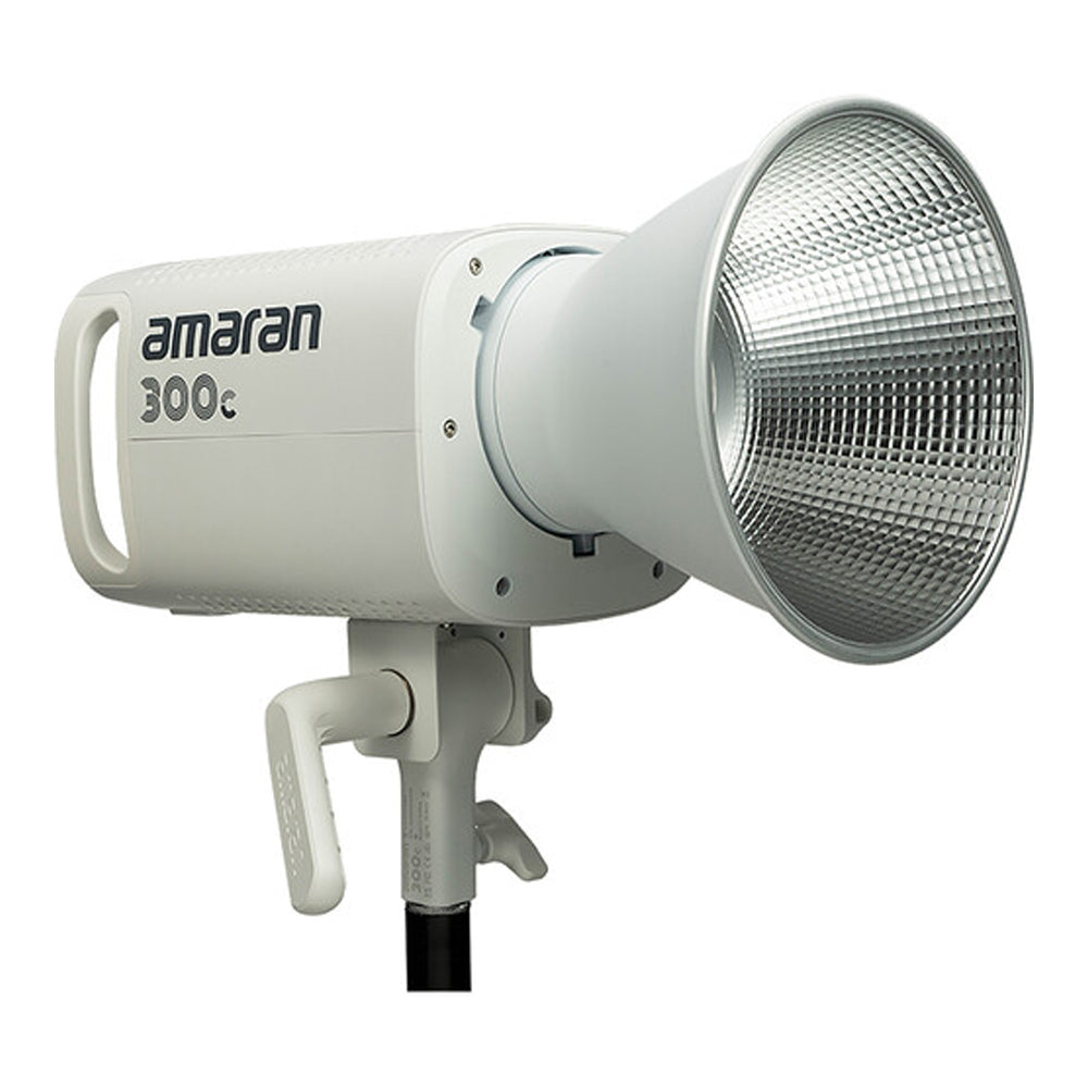 Aputure Amaran 300c / 150c RGB LED Monolight with Fully Tunable CCT 2500-7500K, 9 Preset Special Effects, Bowens S Mount Hyper Reflector Accessory and Bluetooth Wireless Control for Photography and Live Streaming - Gray | Deep Gray | White