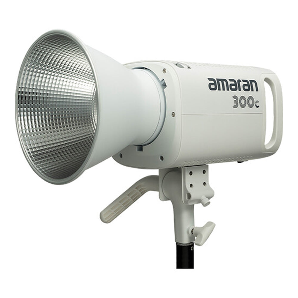 Aputure Amaran 300c / 150c RGB LED Monolight with Fully Tunable CCT 2500-7500K, 9 Preset Special Effects, Bowens S Mount Hyper Reflector Accessory and Bluetooth Wireless Control for Photography and Live Streaming - Gray | Deep Gray | White
