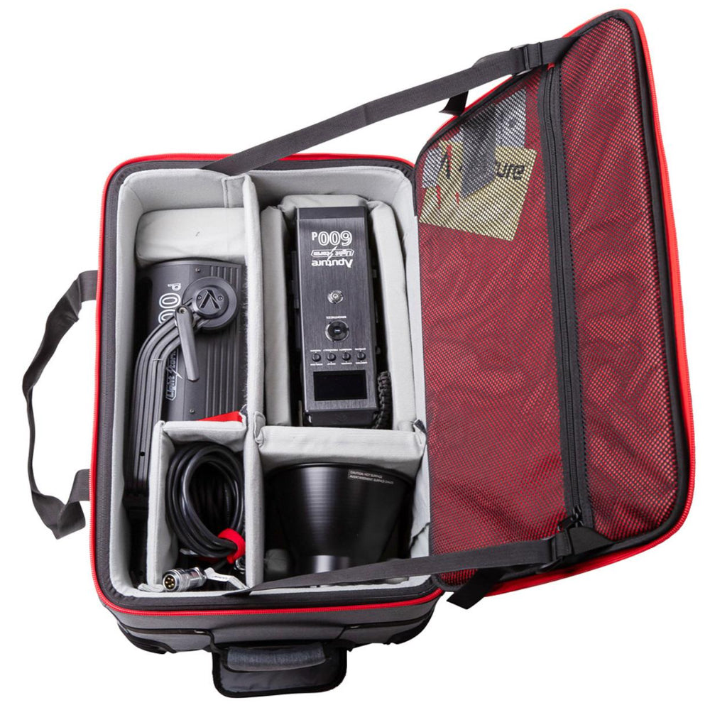 Aputure LS 600d Weather-Resistant Daylight LED Monolight with Bowens S Mount Hyper Reflector & Control Box with Dual V-Mount Battery Plate for Photography Video Vlogging Live Streaming Broadcast & Film Production Studio Lighting Equipment