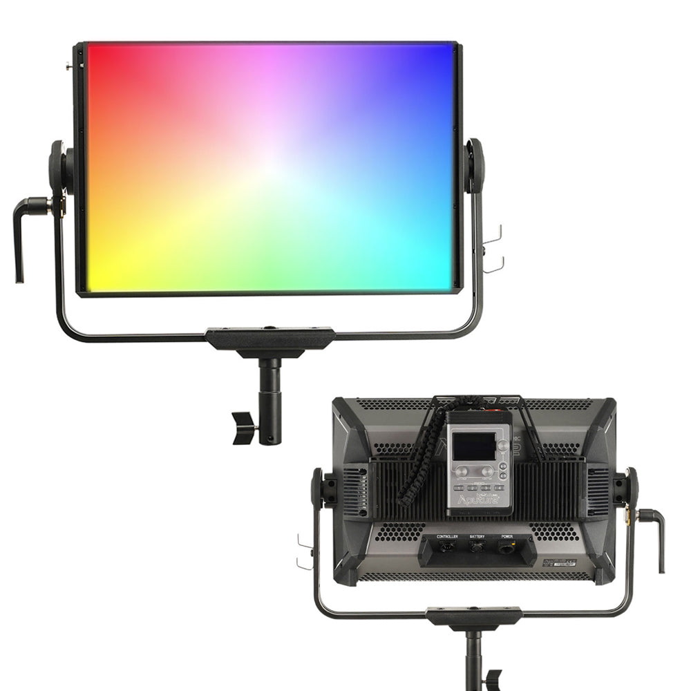 Aputure Nova P600c RGB Professional LED Light Panel with Control Box and Built-in Lumenradio CRMX Wireless Controls for Photography Video Vlogging Live Streaming Broadcast and Film Production Studio Lighting Equipment | APN0179A80