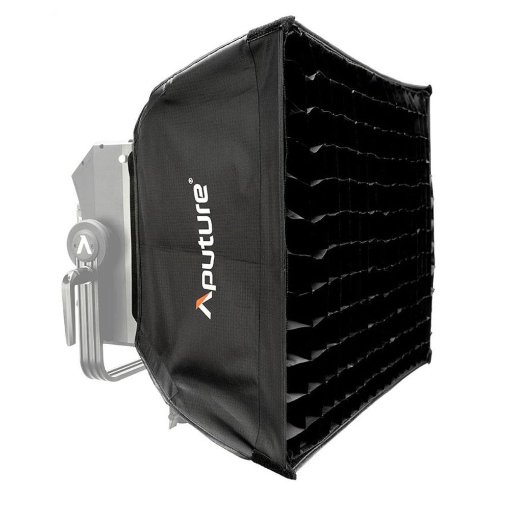 Aputure 30x38cm Rectangular Softbox for P300c LED Light Panel with Fabric Grid and Diffuser for Photography Video Vlogging Live Streaming Broadcast and Film Production Studio Lighting Equipment